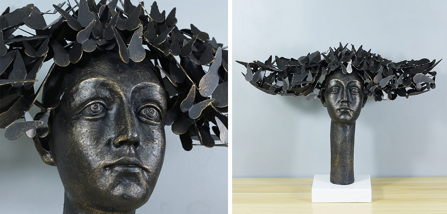 Статуэтка Butterflies on the Head Статуэтка Butterflies on the Head - Loft-Concept в Твери