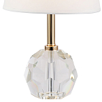 Настольная лампа с хрустальным основанием Manlio Round Crystal Lampshade Table Lamp варинант исполнения - 2 | Loft Concept в Твери