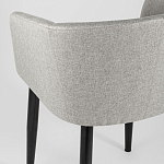 Мягкое кресло на металлических ножках Shaggy Grey варинант исполнения - 7 | Loft Concept в Твери