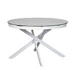 Стол обеденный раскладной круглый White Ceramic Table варинант исполнения - 2 | Loft Concept в Твери