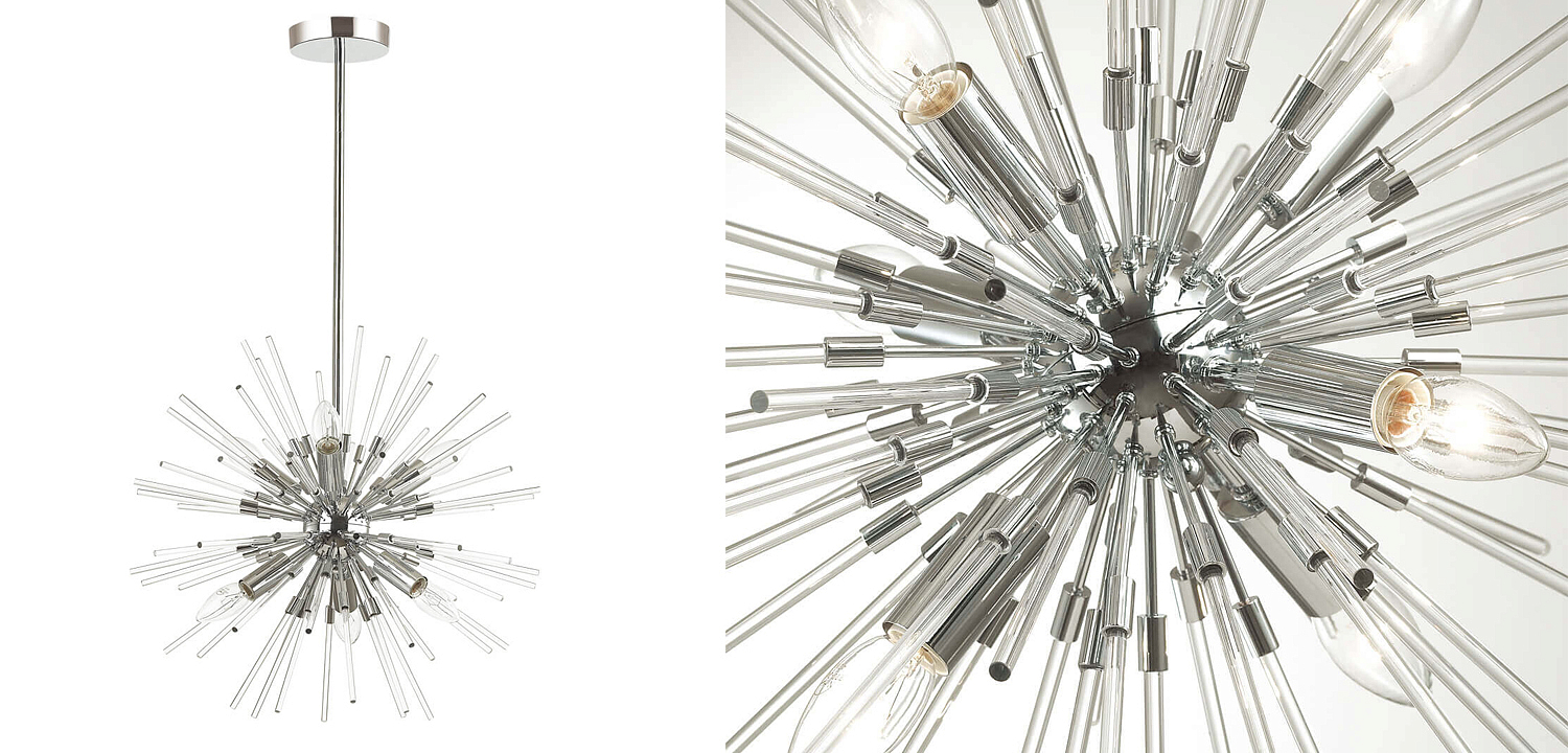 Люстра Welund Sputnik Chandelier chromium Люстра Welund Sputnik Chandelier chromium - Loft-Concept в Твери
