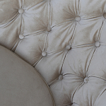 Кресло вращающееся велюровое кремовое Rotation варинант исполнения - 2 | Loft Concept в Твери