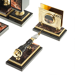 Настольный письменный набор из яшмы и долерита с декором в виде коня Manager Organizer варинант исполнения - 7 | Loft Concept в Твери