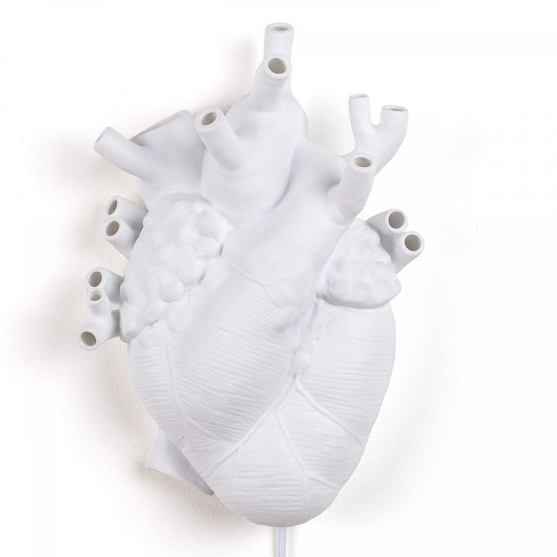 Бра Seletti Heart Lamp Белый Бра Seletti Heart Lamp Белый в Твери | Loft Concept