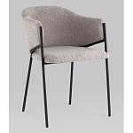 Стул Brace букле серый варинант исполнения - 1 | Loft Concept в Твери