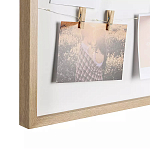 Рамка для фото с подсветкой c 6-ю деревянными прищепками в комплекте Photo Backlight варинант исполнения - 3 | Loft Concept в Твери