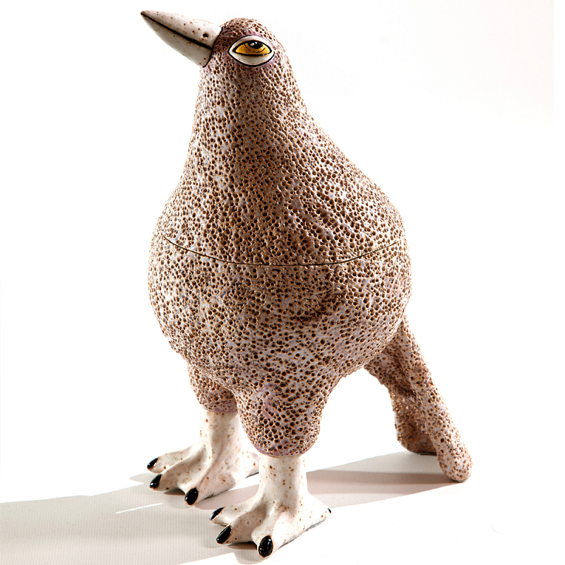 Ваза декоративная в виде Птицы Vase Songbird Коричневый в Твери | Loft Concept 