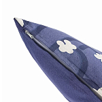 Подушка декоративная синяя с цветочным принтом Blossom Essence Emily варинант исполнения - 2 | Loft Concept в Твери