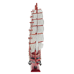 Декоративная модель деревянного красного парусника в подарочной упаковке With The low варинант исполнения - 2 | Loft Concept в Твери