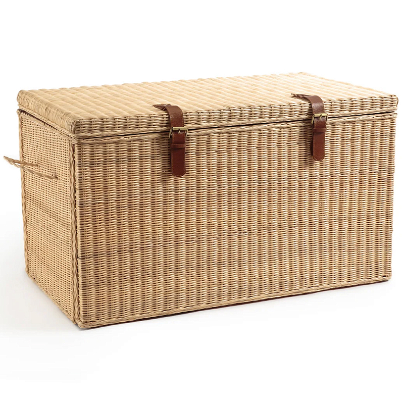 Плетеный сундук из ротанга Nicole Rattan Wicker Chest Бежевый Коричневый Плетеный сундук из ротанга Nicole Rattan Wicker Chest Бежевый Коричневый в Твери | Loft Concept