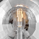 Бра округлой формы с многогранным стеклянным плафоном Hinkley варинант исполнения - 5 | Loft Concept в Твери