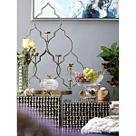 Конфетница прозрачная стеклянная на бронзовых ножках в виде морских коньков с крышкой в виде ракушки Eden Garden варинант исполнения - 6 | Loft Concept в Твери