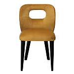 Стул велюровый горчичный Verified варинант исполнения - 2 | Loft Concept в Твери