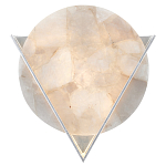 Бра светодиодное с диском из кварца Vendetta варинант исполнения - 1 | Loft Concept в Твери