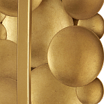 Бра светодиодное из многослойных золотых дисков Metal Disc Chandelier варинант исполнения - 1 | Loft Concept в Твери