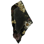 Подставка под благовония из эпоксидной смолы с цветами черная Epoxy Resin Flowers Incense Stand Black варинант исполнения - 1 | Loft Concept в Твери