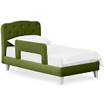 Кровать с мягким изголовьем Luna Palmer Bed варинант исполнения - 2 | Loft Concept в Твери