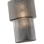 Подвесной светильник со стеклянным рифленым плафоном цилиндрической формы Eliara 13 варинант исполнения - 11 | Loft Concept в Твери