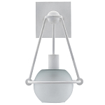 Бра белое с матовым стеклянным плафоном в форме шара White Lighthouse варинант исполнения - 3 | Loft Concept в Твери