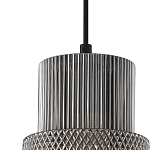 Подвесной светильник со стеклянным рифленым плафоном цилиндрической формы Eliara 13 варинант исполнения - 12 | Loft Concept в Твери