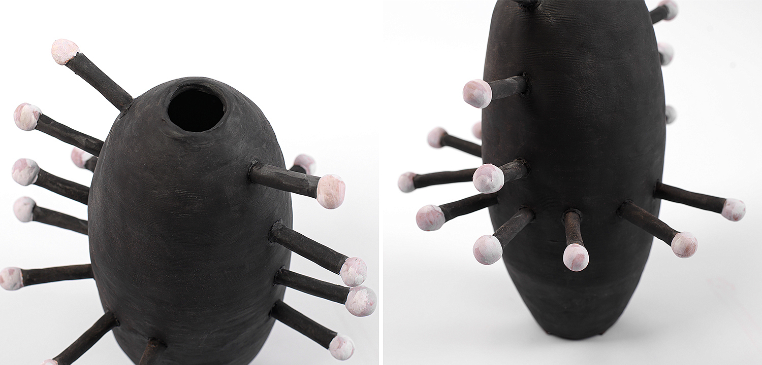 Ваза Kwanza Round Spikes Vase Ваза Kwanza Round Spikes Vase - Loft-Concept в Твери
