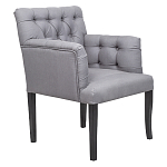 Кресло Addison Chic Armchair grey flax варинант исполнения - 1 | Loft Concept в Твери
