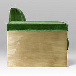 Эксклюзивный Диван в стиле Арт-деко Phoenix с элегантными латунными элементами  варинант исполнения - 2 | Loft Concept в Твери