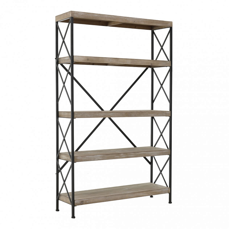 Стеллаж Metal Geometry X-racks Черный Бежевый Стеллаж Metal Geometry X-racks Черный Бежевый в Твери | Loft Concept
