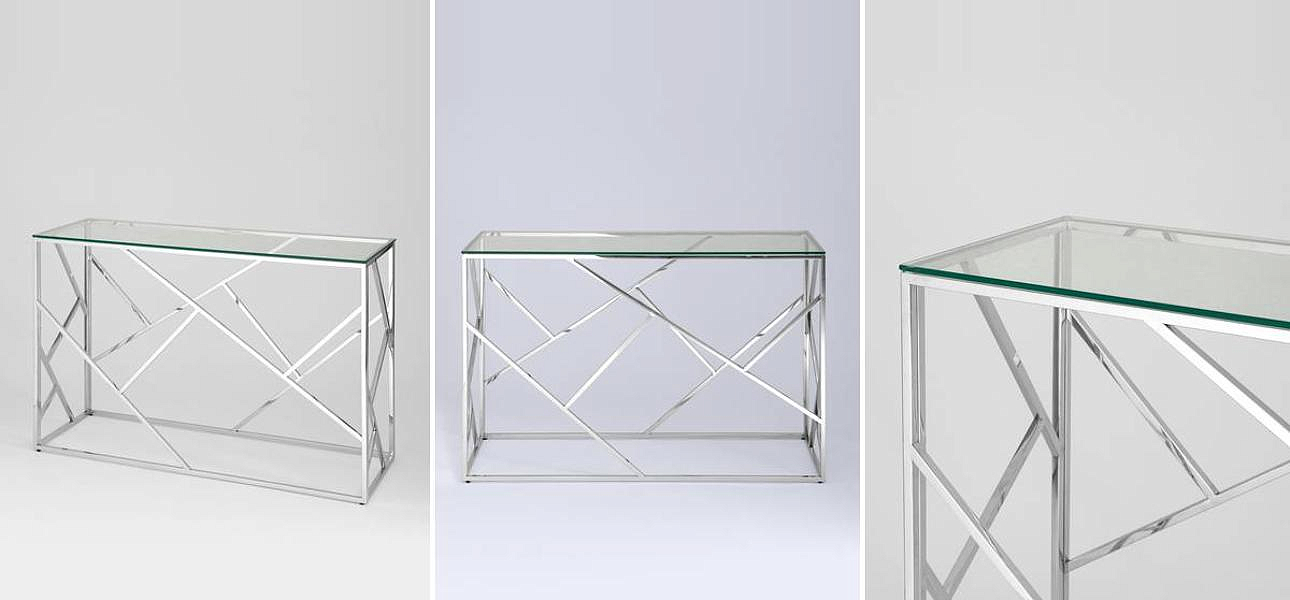 Консоль Geometry Serene Phoenix Silver Консоль Geometry Serene Phoenix Silver - Loft-Concept в Твери