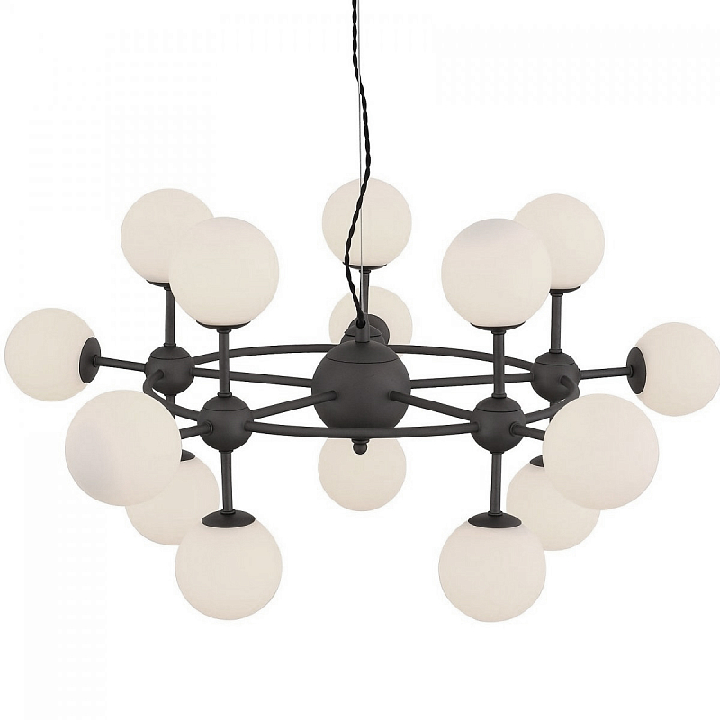 Люстра Tremolo Chandelier Серый Белый Люстра Tremolo Chandelier Серый Белый в Твери | Loft Concept
