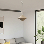 Подвесной вязаный бежевый светильник «Звезда Востока 01» варинант исполнения - 2 | Loft Concept в Твери