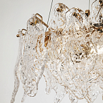 Люстра с декором из текстурированного стекла Textured Glass Chandelier 6 варинант исполнения - 2 | Loft Concept в Твери
