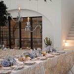 Подвесной светильник стеклянный в виде канделябра Curved Glass Chandelier варинант исполнения - 7 | Loft Concept в Твери