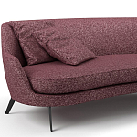 Мебельная ткань Шенилл фиолетовый цвет 138 см T4-25 варинант исполнения - 4 | Loft Concept в Твери