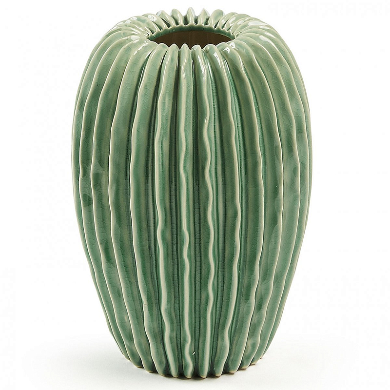 Ваза Rounded Cactus Зеленый в Твери | Loft Concept 