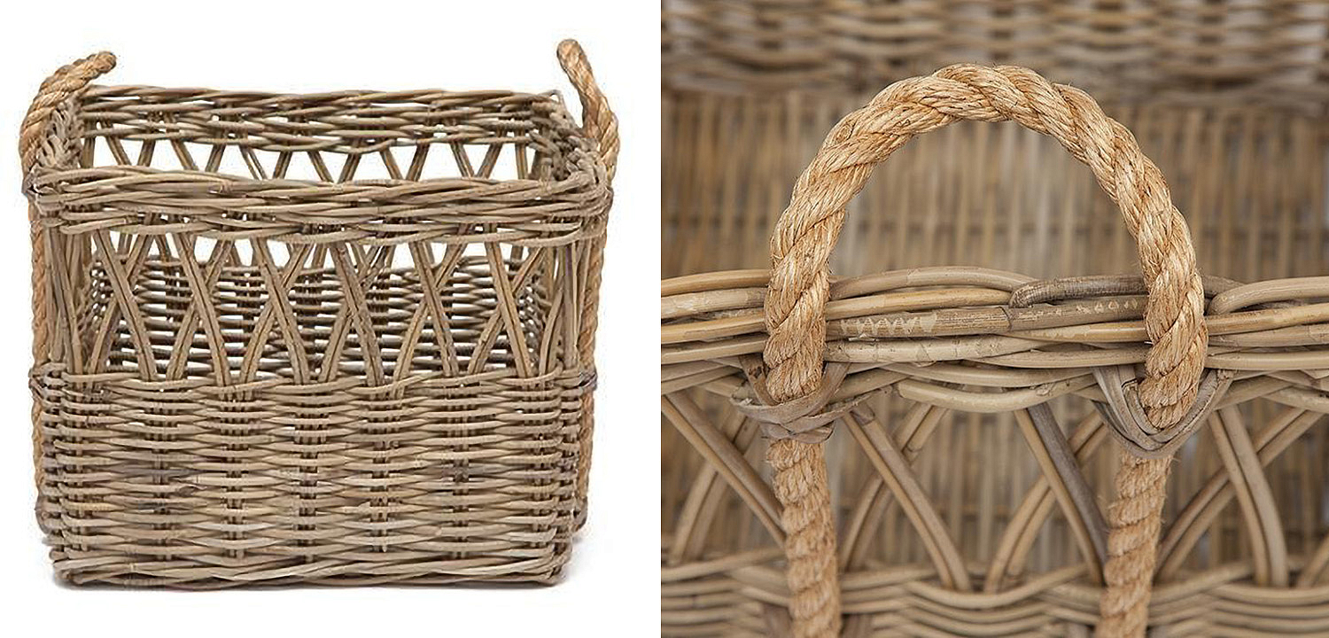 Корзина из ротанга Rattan Wicker Basket Корзина из ротанга Rattan Wicker Basket - Loft-Concept в Твери
