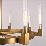 Люстра CANELLE Round Chandelier 8 Modern Brass варинант исполнения - 1 | Loft Concept в Твери