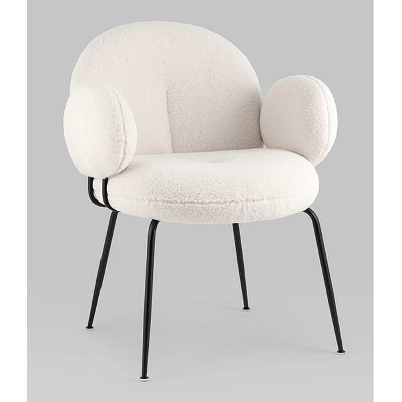 Стул Nina белый Белый Черный в Твери | Loft Concept 