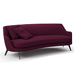 Мебельная ткань Шенилл фиолетовый цвет 138 см T4-27 варинант исполнения - 6 | Loft Concept в Твери