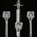 Люстра с 8-ю лампами и гранеными стеклянными плафонами Prism Gala варинант исполнения - 9 | Loft Concept в Твери