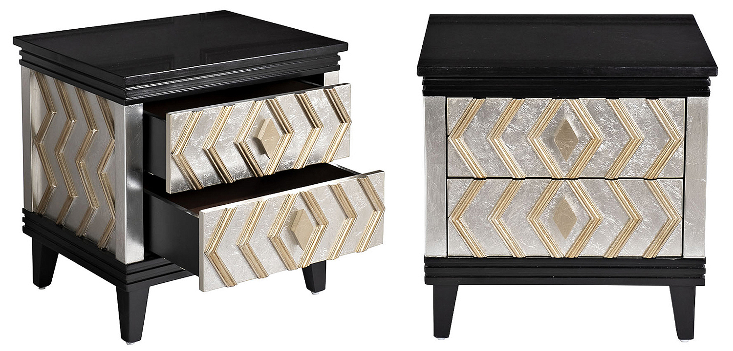 Тумба с каменной столешницей Birgit Nightstand Тумба с каменной столешницей Birgit Nightstand - Loft-Concept в Твери