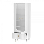 Витрина белая двухдверная с ящиком Expanses of Beauty варинант исполнения - 2 | Loft Concept в Твери