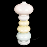 Настольная лампа из стеклянных сфер в пастельных тонах Высота 48 см Pastel Lunaria варинант исполнения - 3 | Loft Concept в Твери
