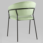 Стул в велюре фисташкового цвета Horizon варинант исполнения - 5 | Loft Concept в Твери