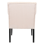 Кресло Addison Chic Armchair beige flax варинант исполнения - 2 | Loft Concept в Твери