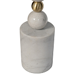 Торшер мраморный с белым абажуром Floor lamp Jewelry варинант исполнения - 2 | Loft Concept в Твери