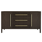 Буфет Primo с тремя ящиками и двумя фасадами Темный орех варинант исполнения - 9 | Loft Concept в Твери