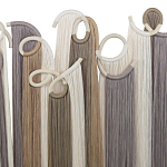 Настенный декор с бахромой белого и бежевого цвета Abstraction I варинант исполнения - 1 | Loft Concept в Твери