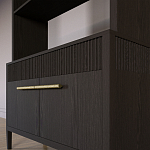 Стеллаж Primo с ящиками Темный орех варинант исполнения - 4 | Loft Concept в Твери