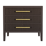 Тумба Primo  с тремя ящиками шпон темный орех варинант исполнения - 1 | Loft Concept в Твери